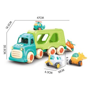 Cartoon Vehicles Playset Transport Car